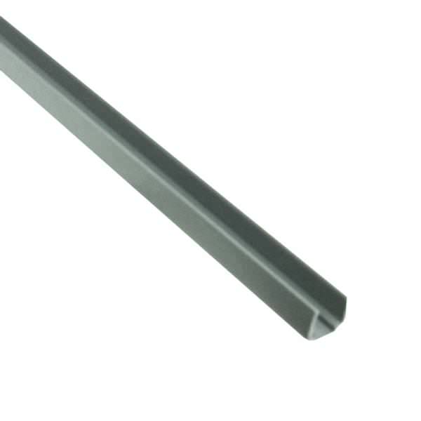 3' Gray Plastic Mounting Track